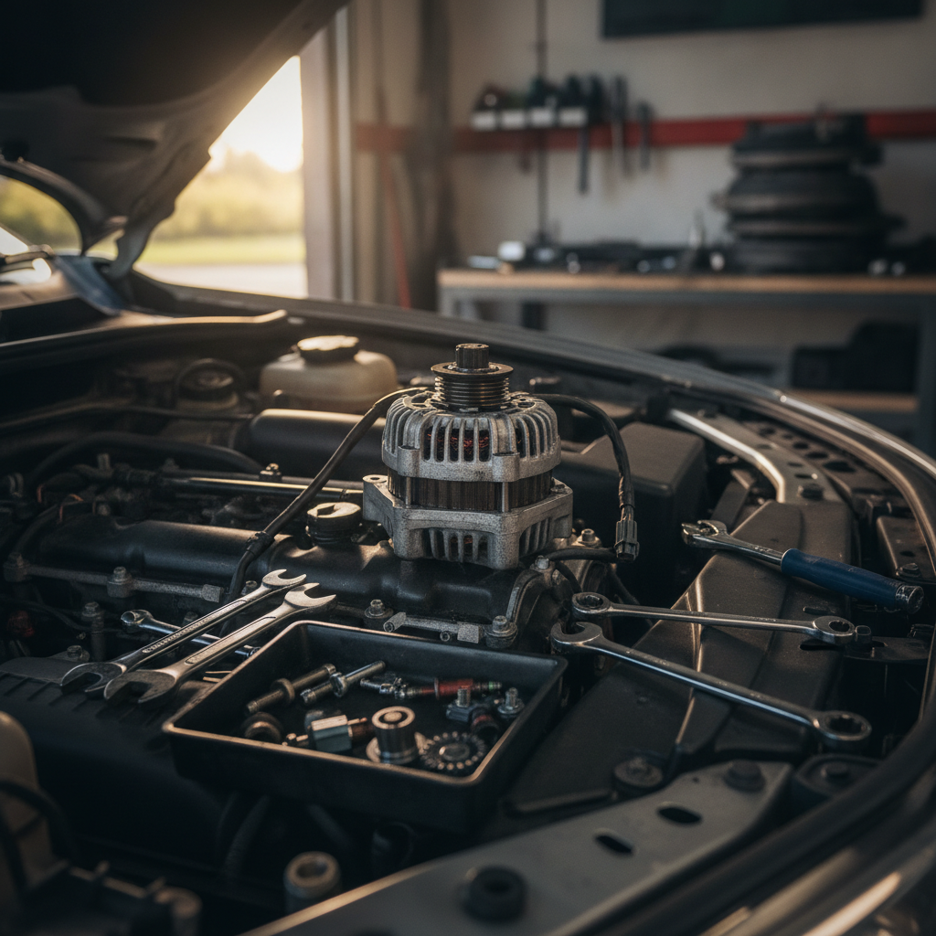 alternator repair - no face or text